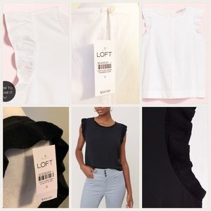 SOLD! ❤️ 2 LOFT shell tops size in small S NWT’s